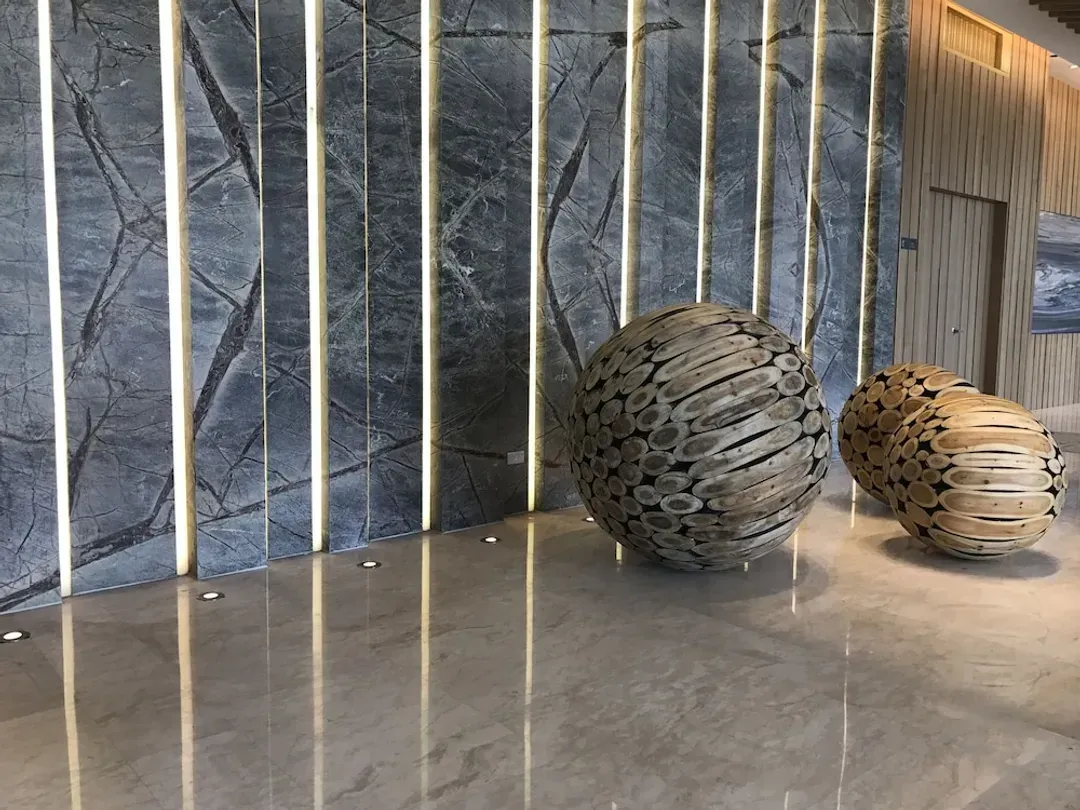 Interior entrance