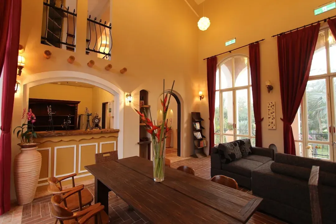 Interior entrance