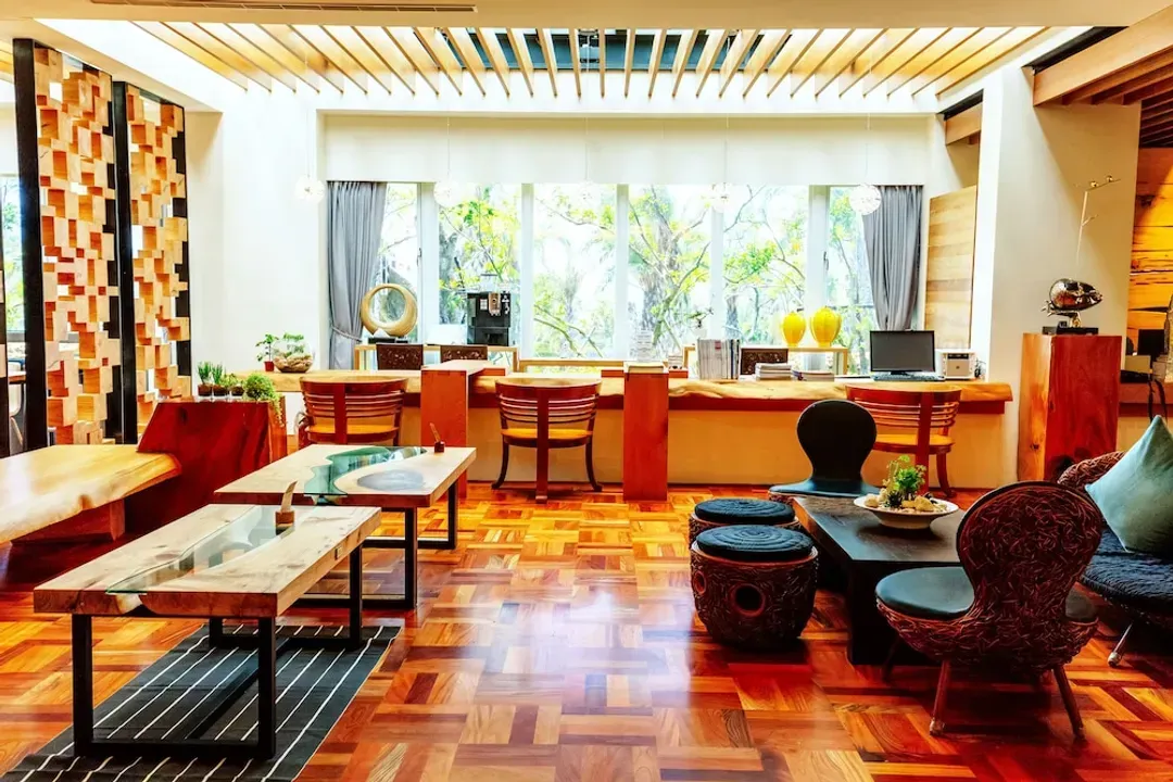 Lobby sitting area