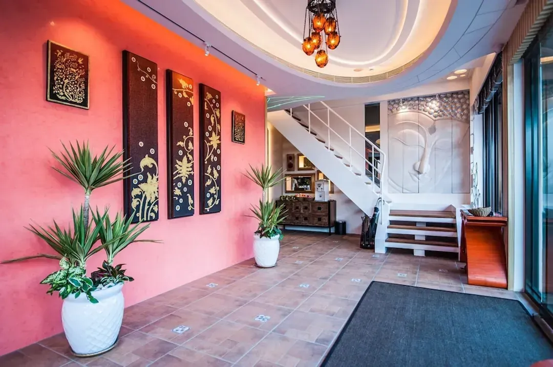 Interior entrance