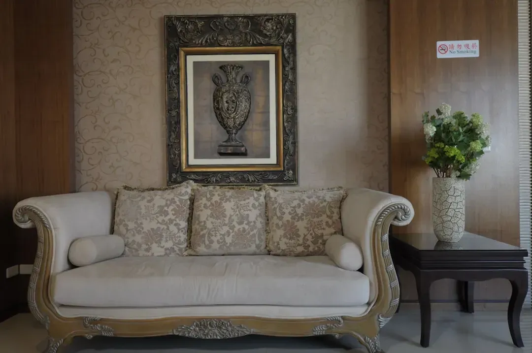 Lobby sitting area