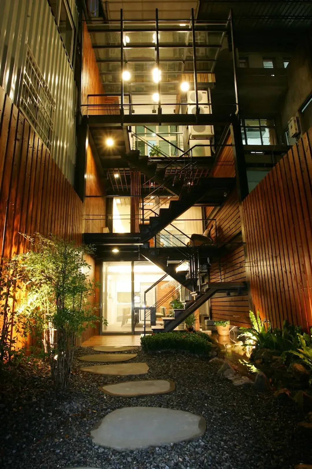 Interior entrance