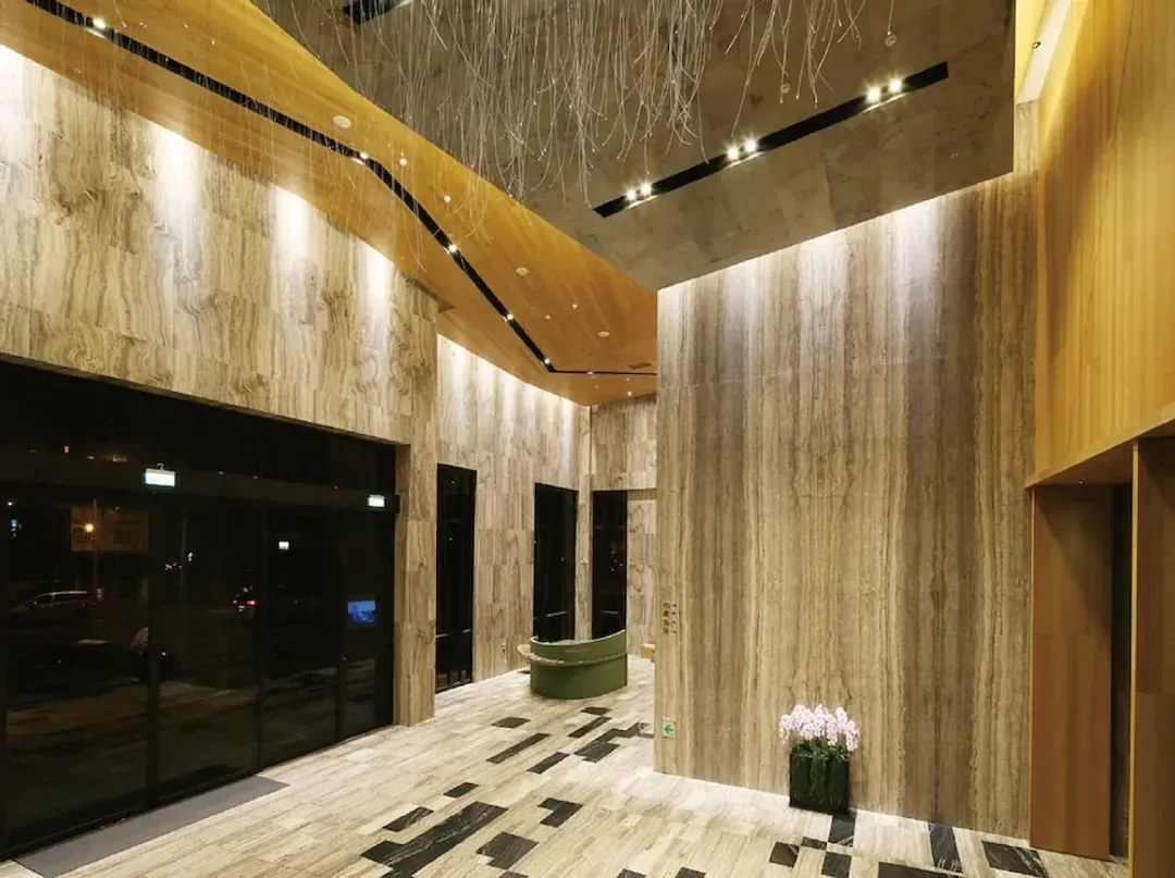 Interior entrance