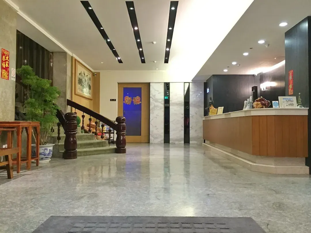Interior entrance