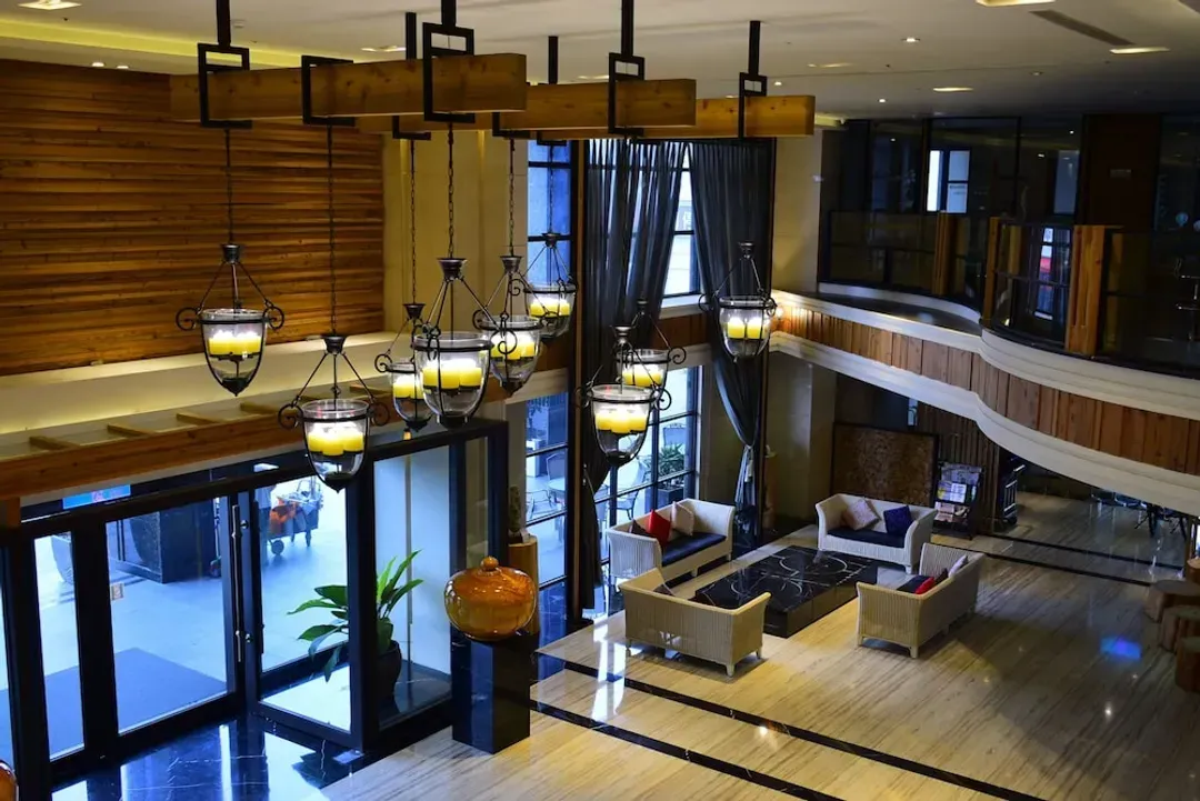 Lobby sitting area