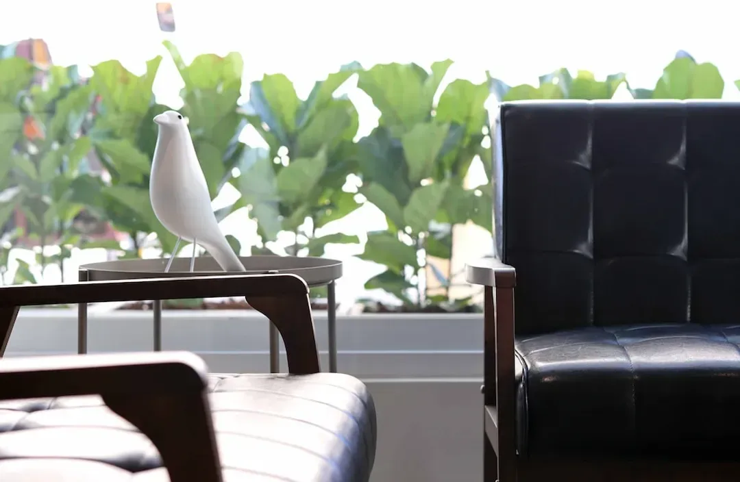Lobby sitting area
