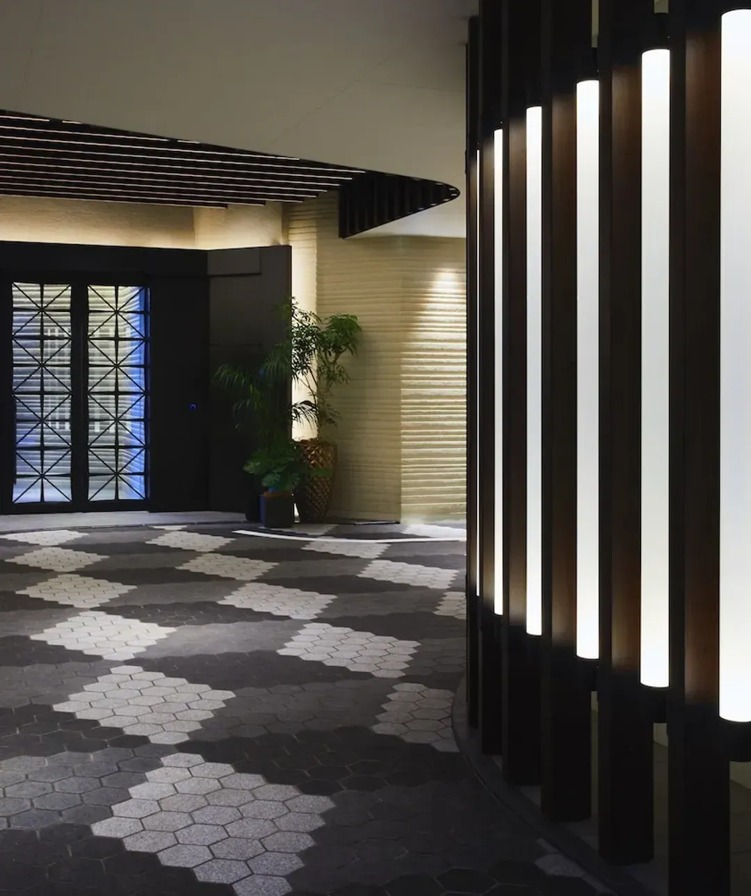 Interior entrance