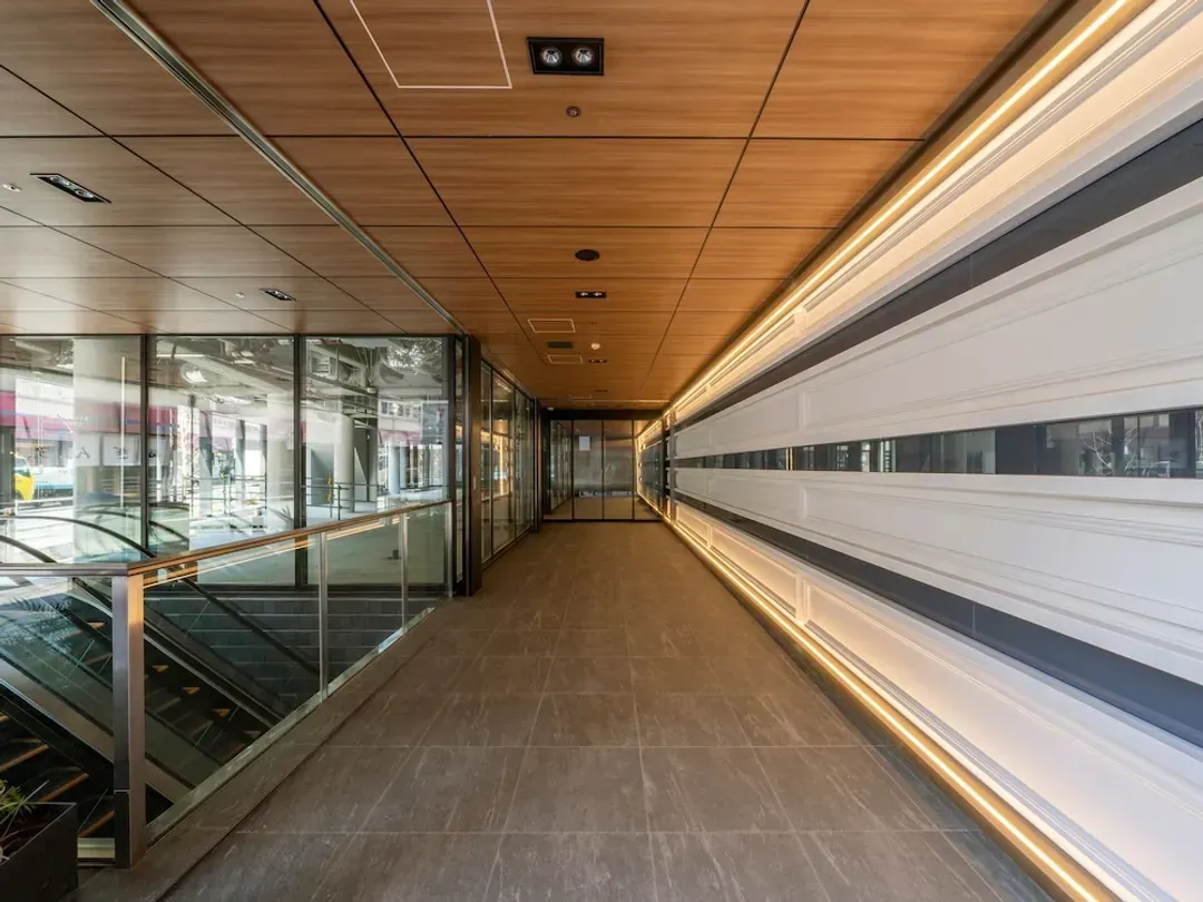 Interior entrance