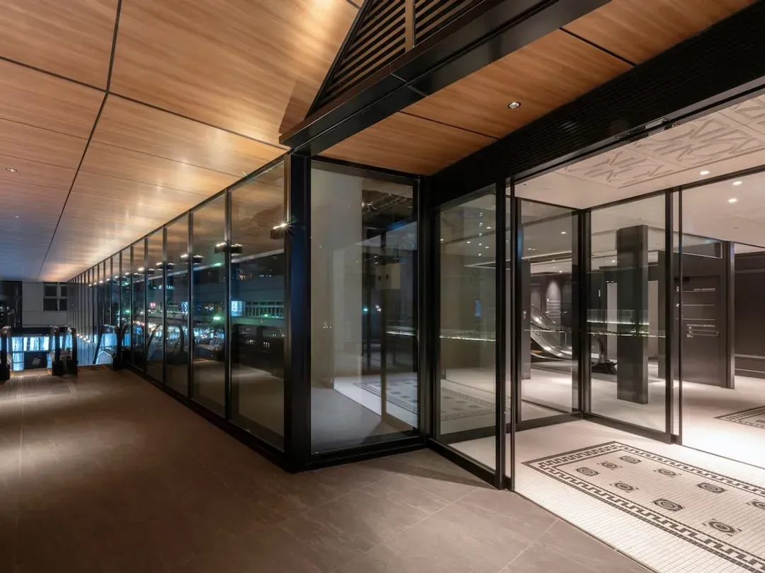 Interior entrance