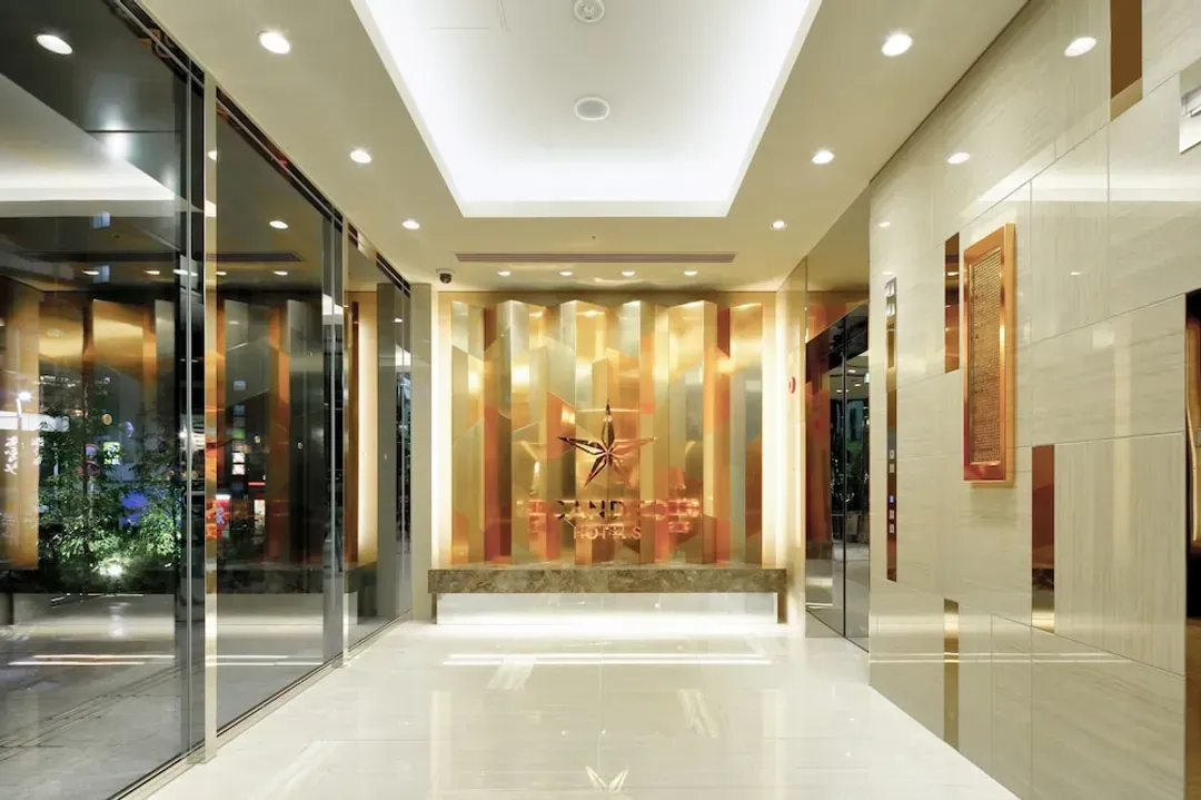 Interior entrance