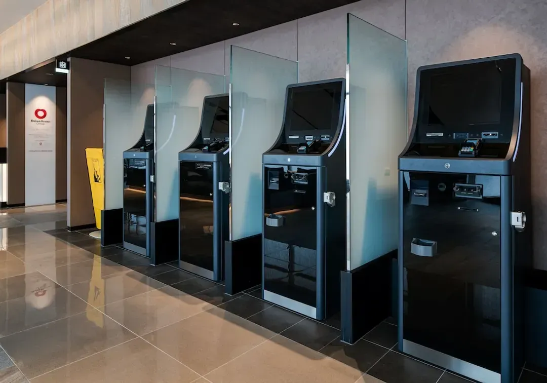 Check-in/check-out kiosk