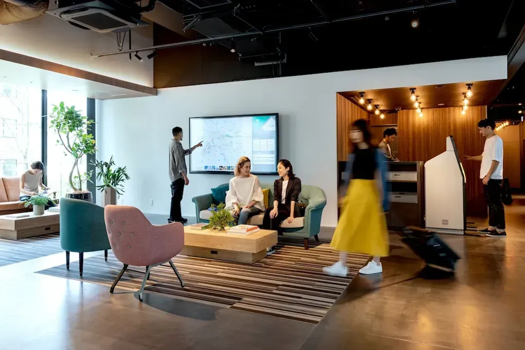 Lobby sitting area