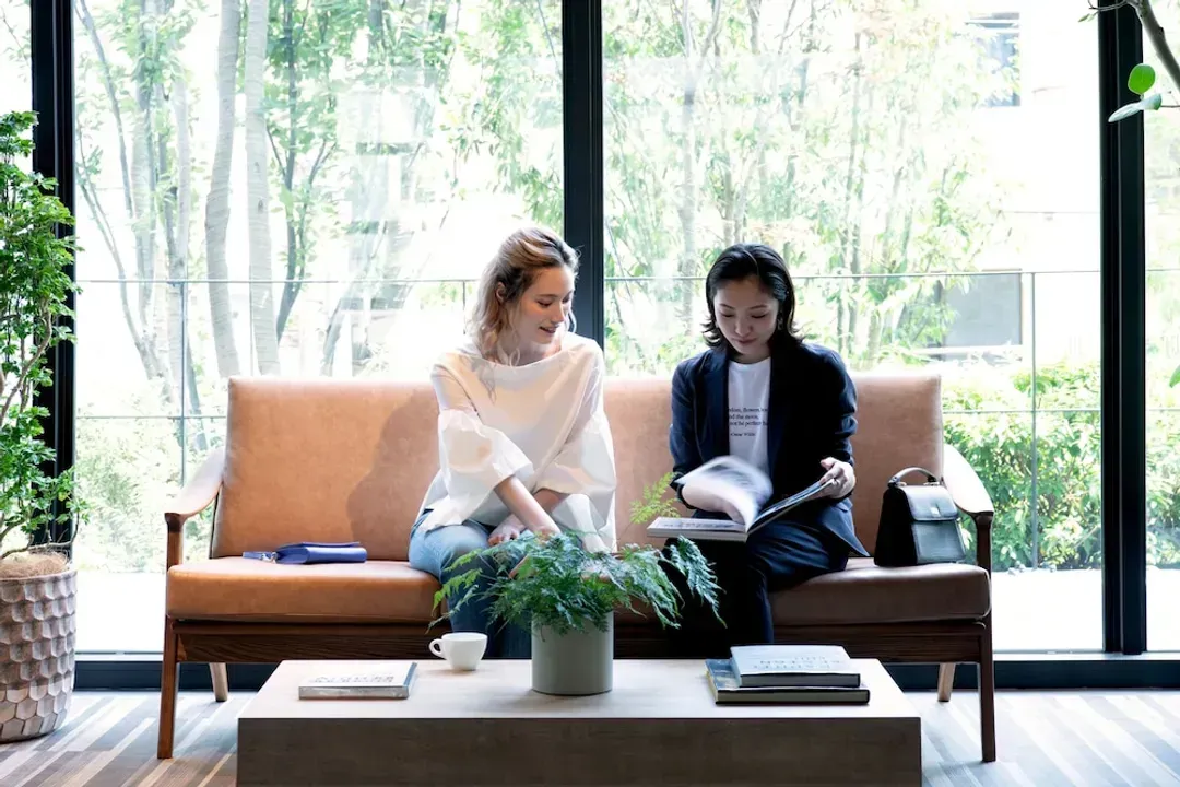 Lobby sitting area