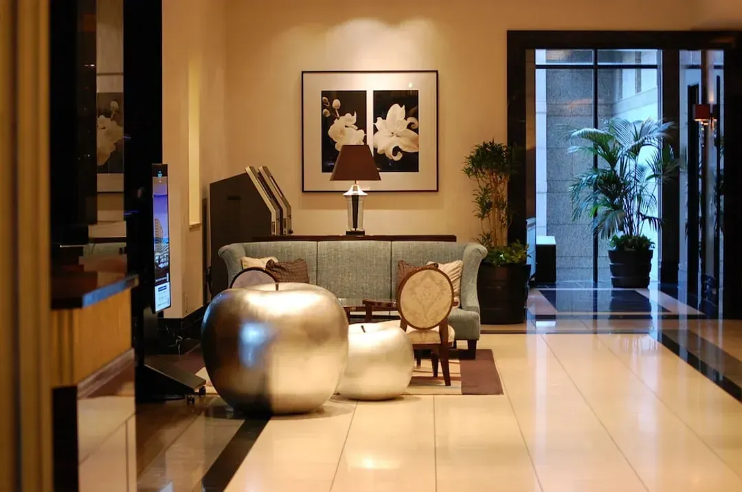 Interior entrance