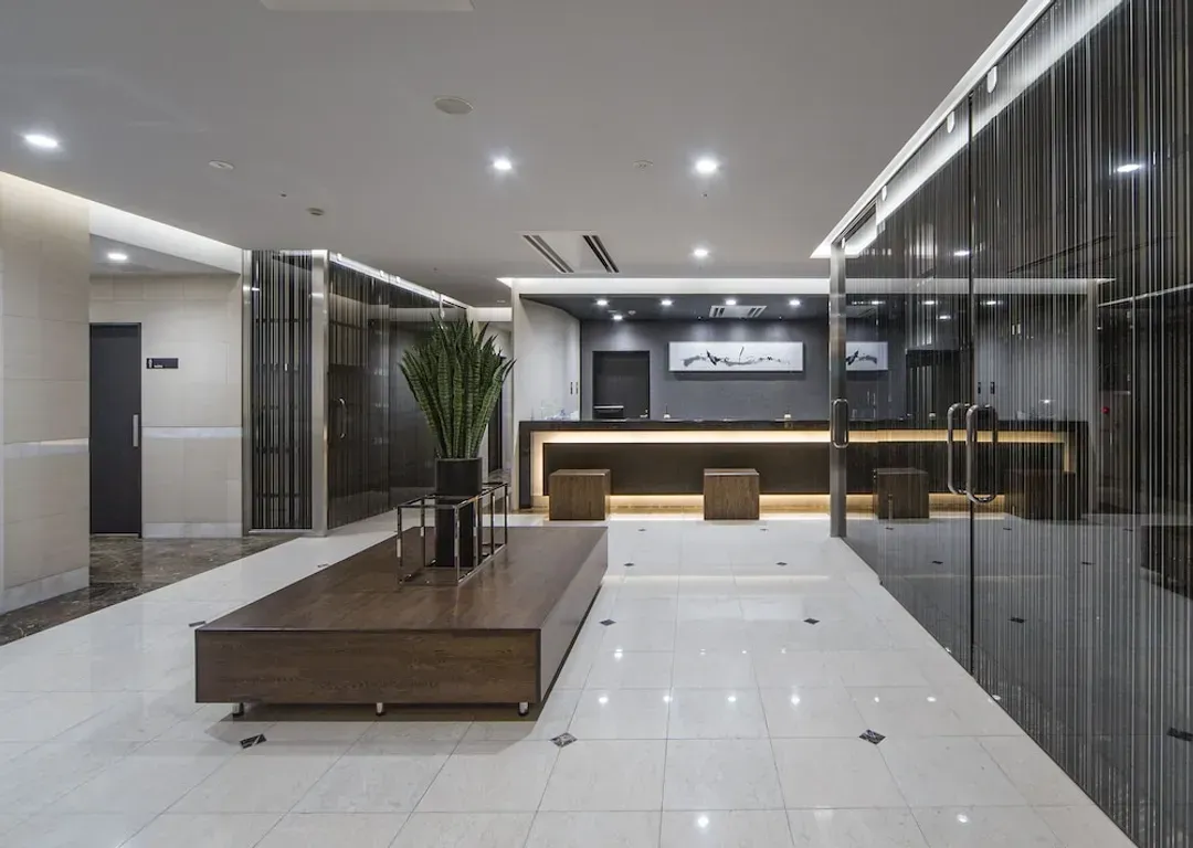 Interior entrance