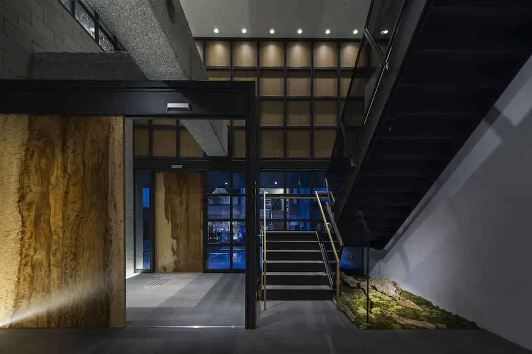 Interior entrance