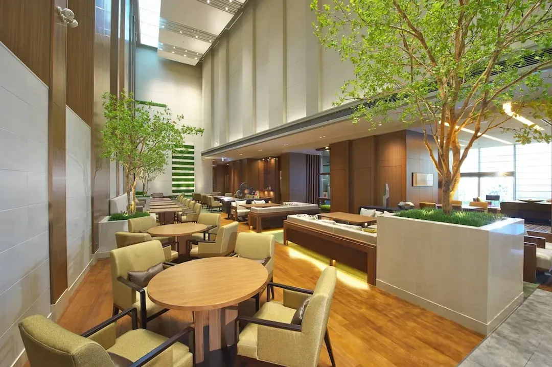 Lobby sitting area