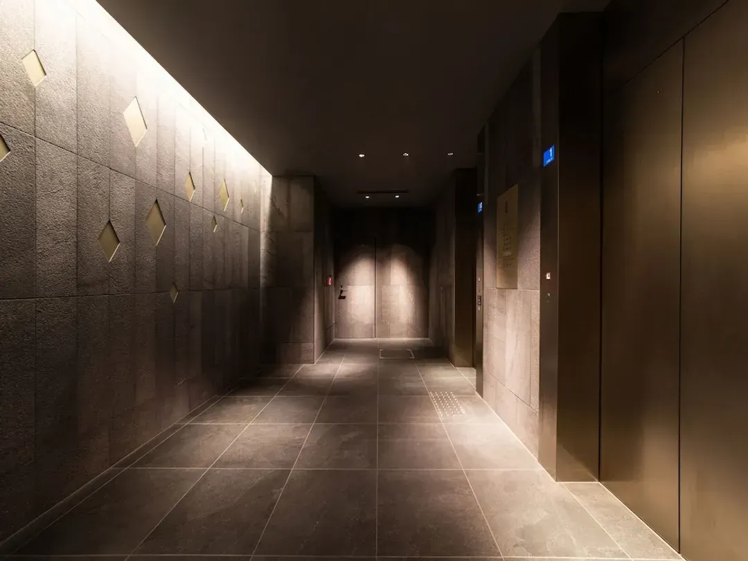 Interior entrance