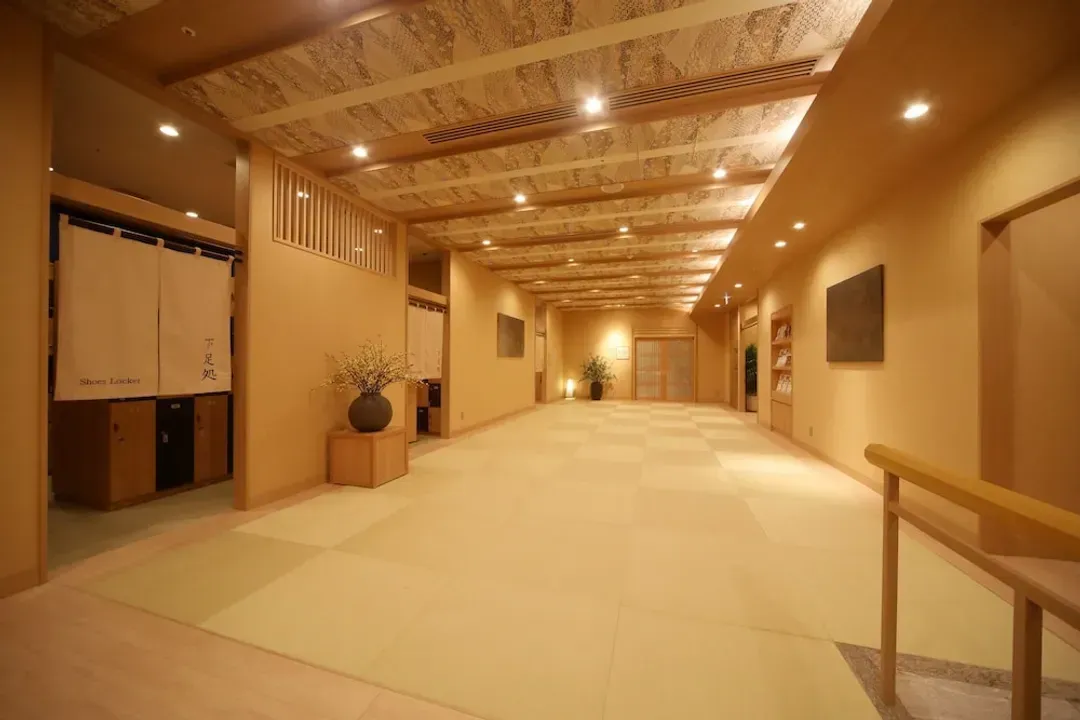 Interior entrance