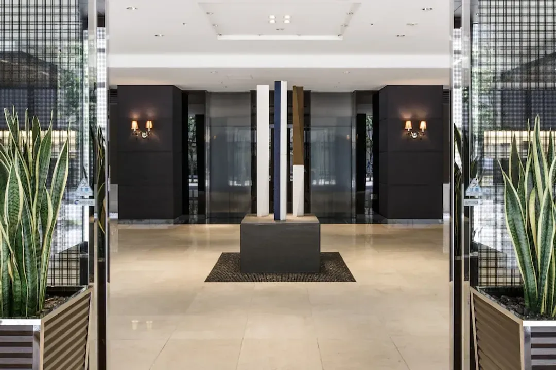 Interior entrance