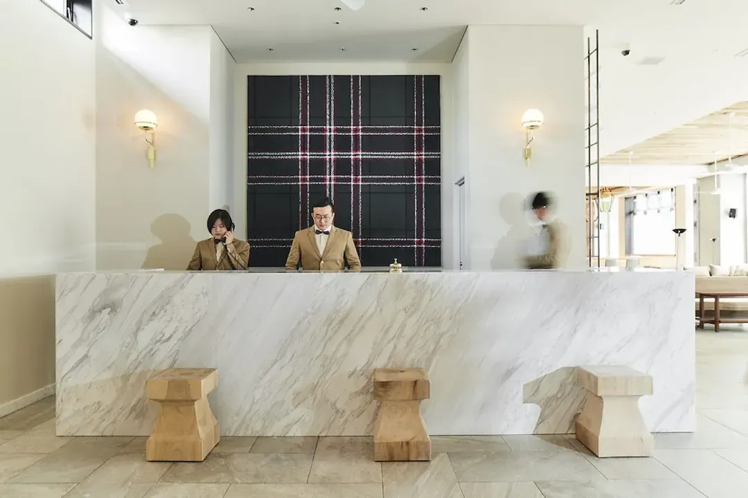 Lobby sitting area