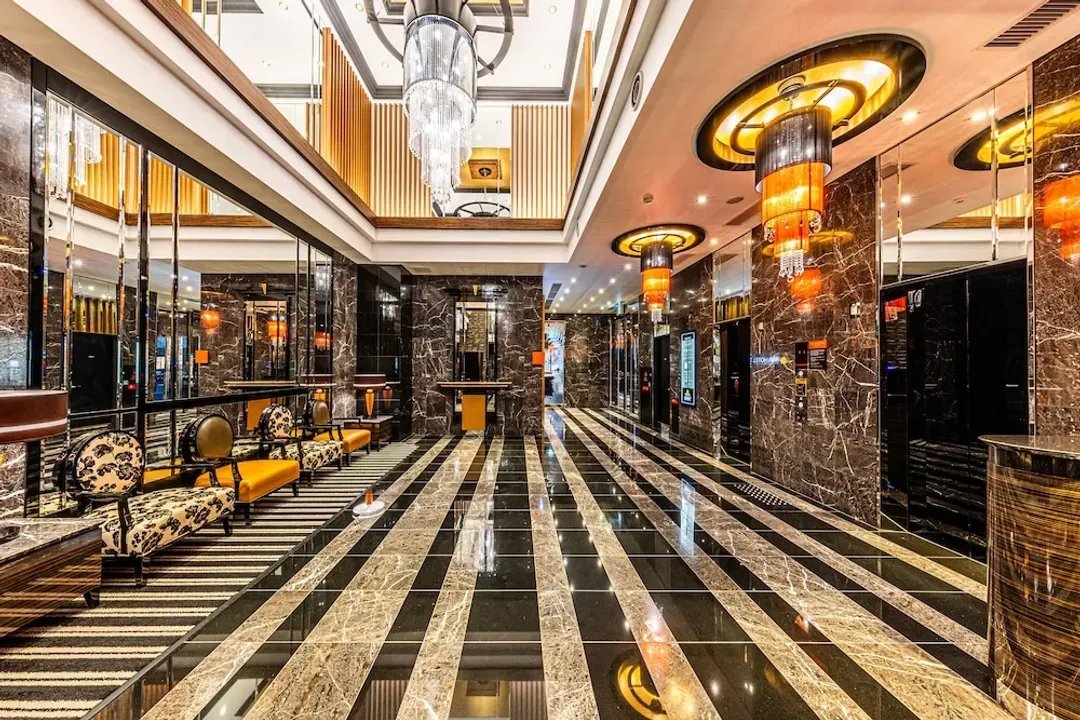 Interior entrance