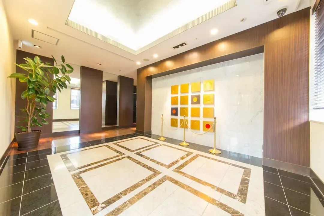 Interior entrance