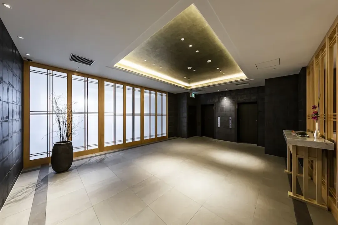 Interior entrance