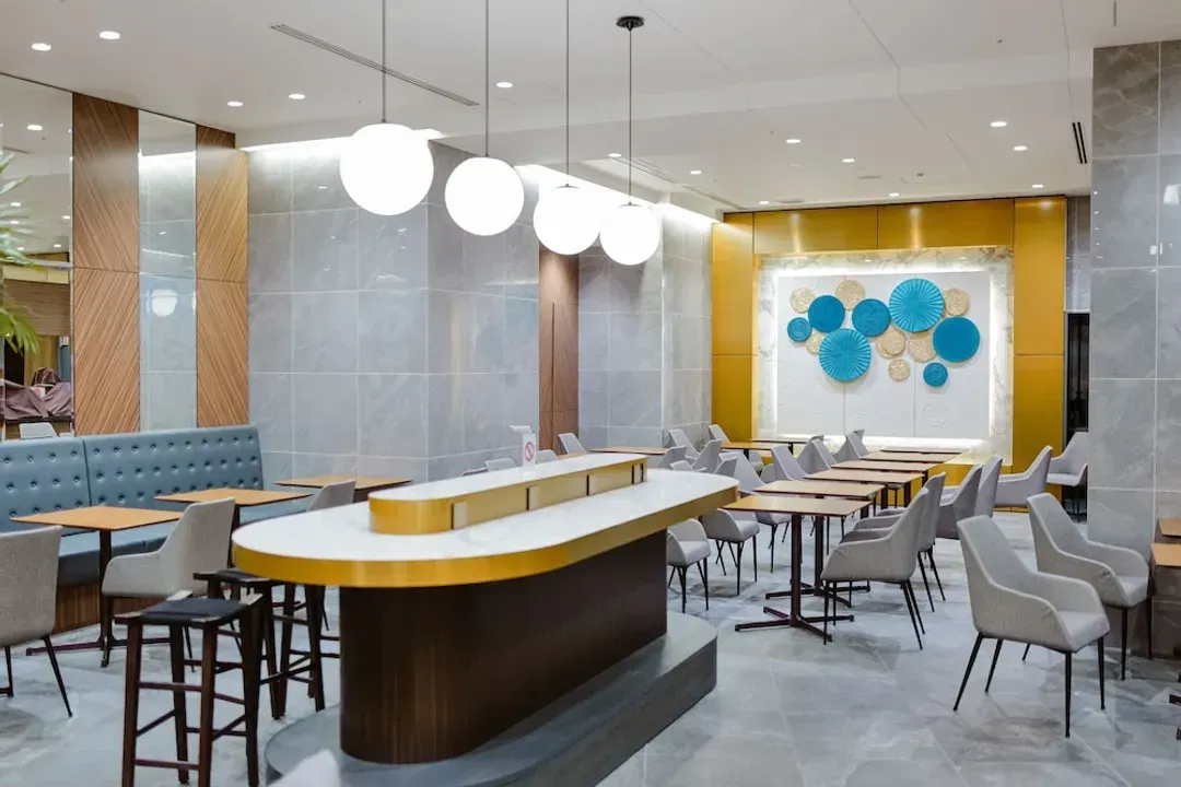Lobby sitting area