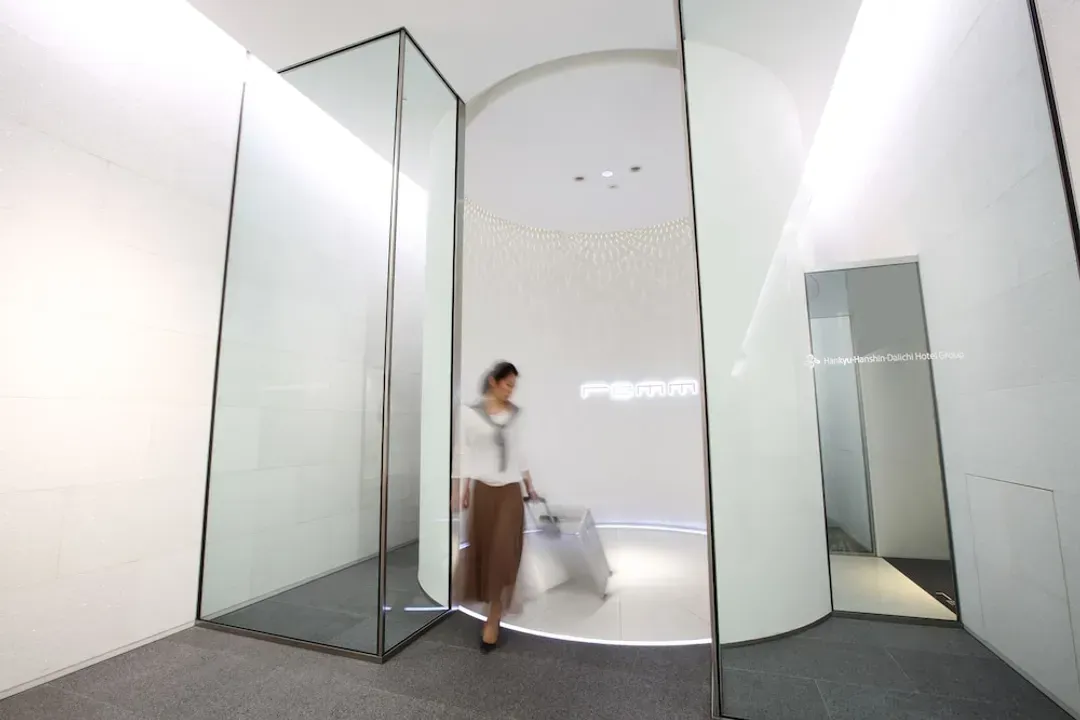 Interior entrance