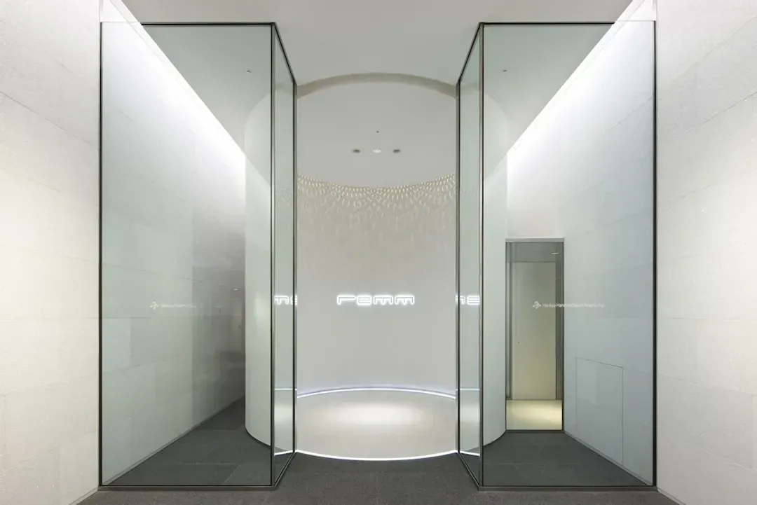Interior entrance