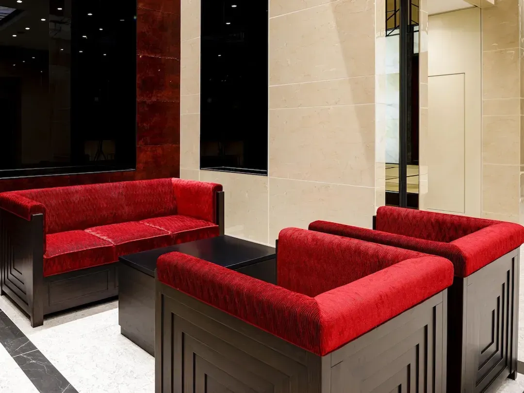 Lobby sitting area