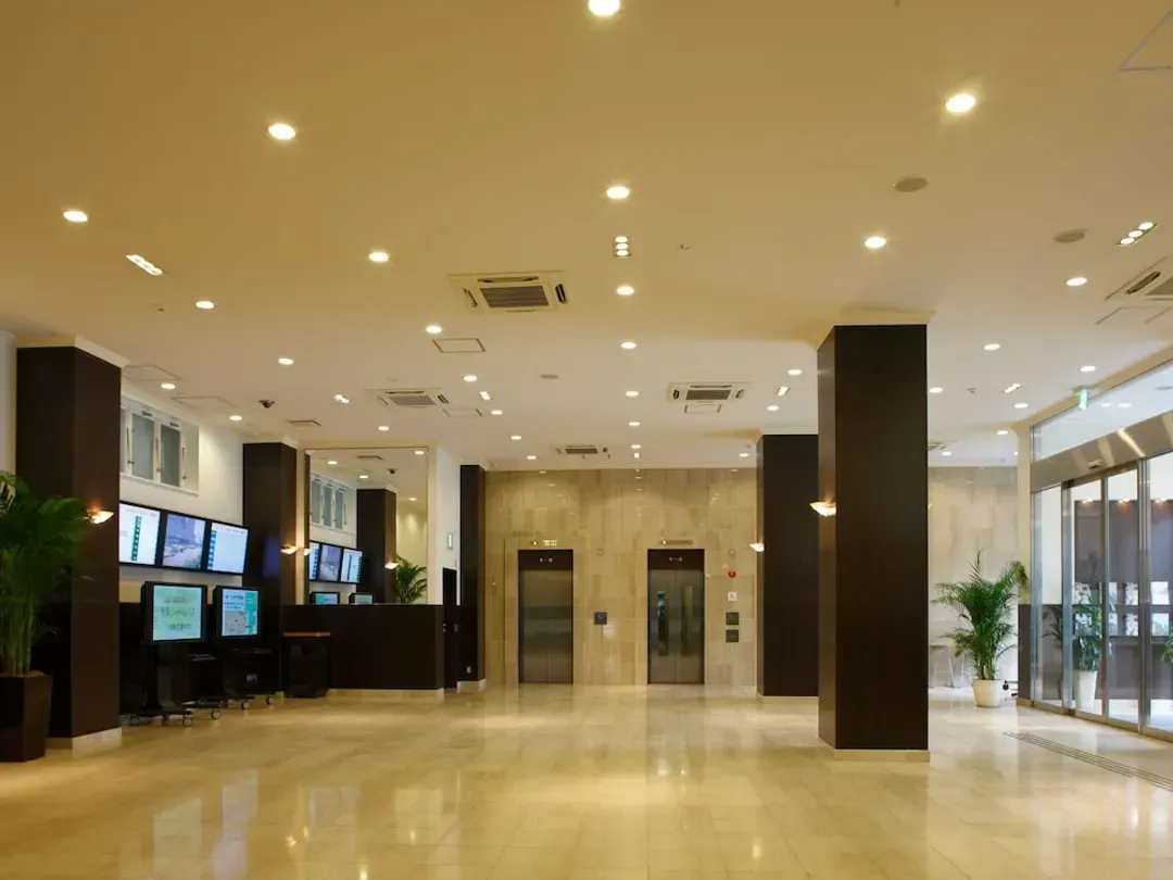 Interior entrance
