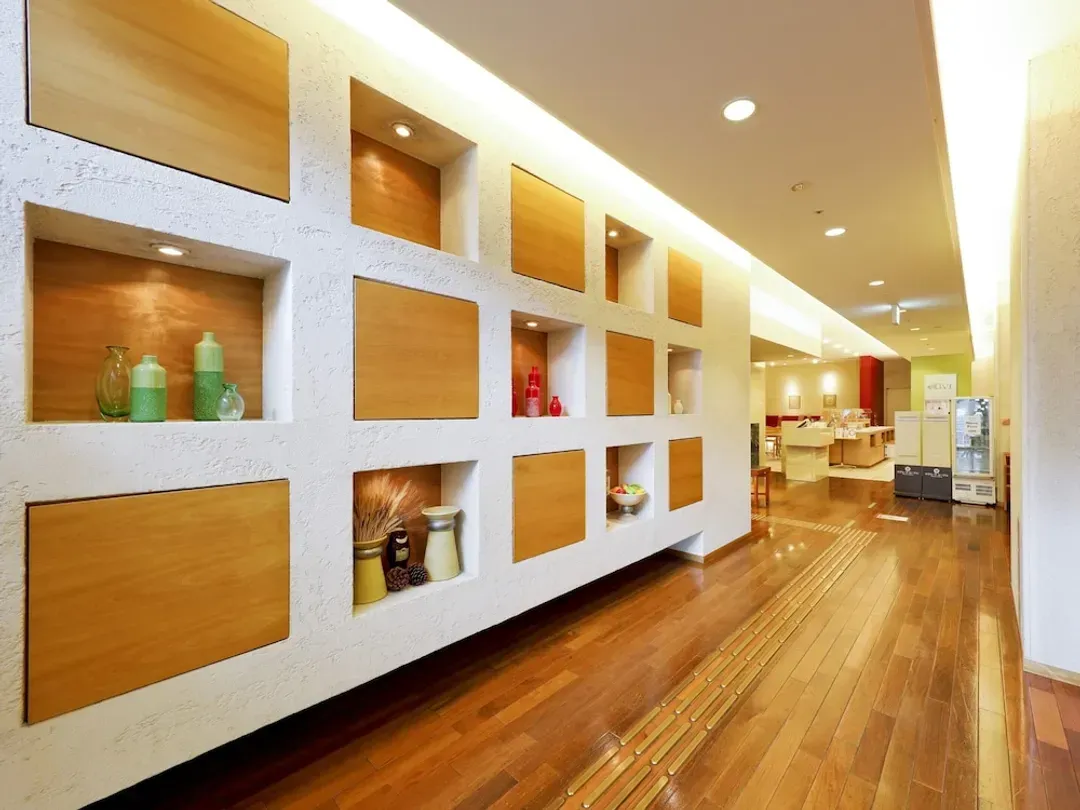 Interior entrance