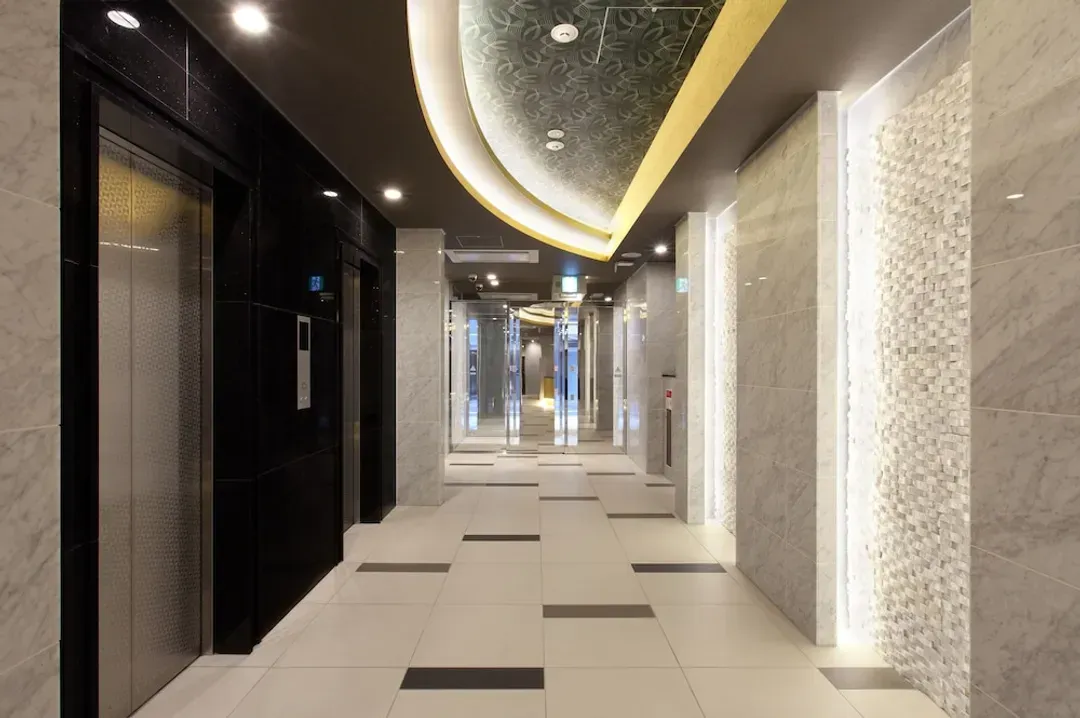 Interior entrance
