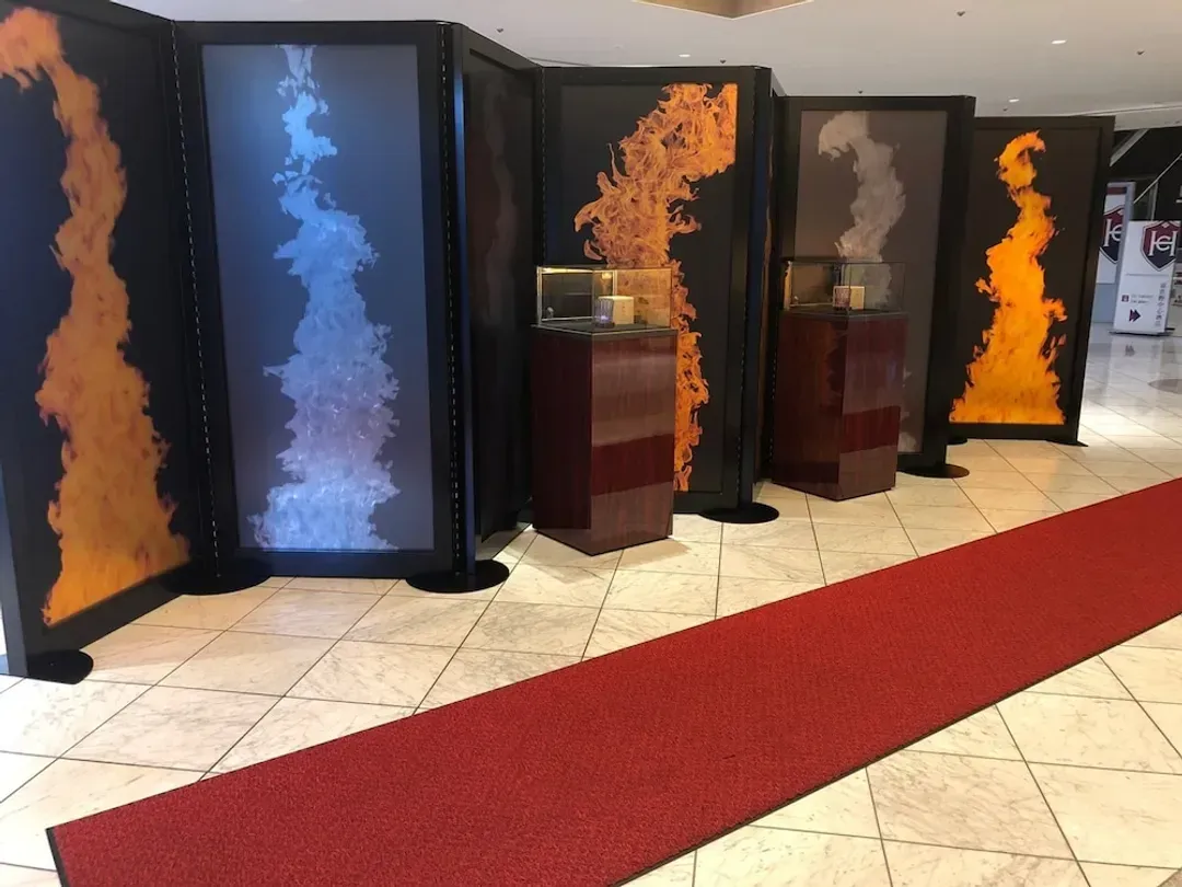 Interior entrance