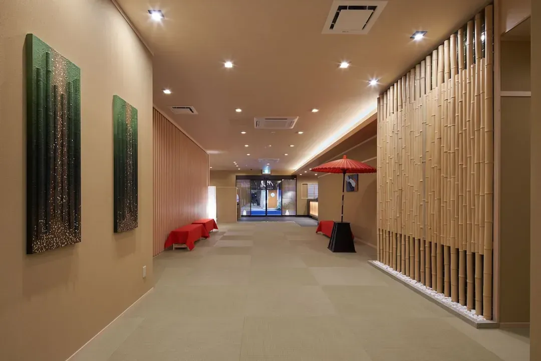 Interior entrance