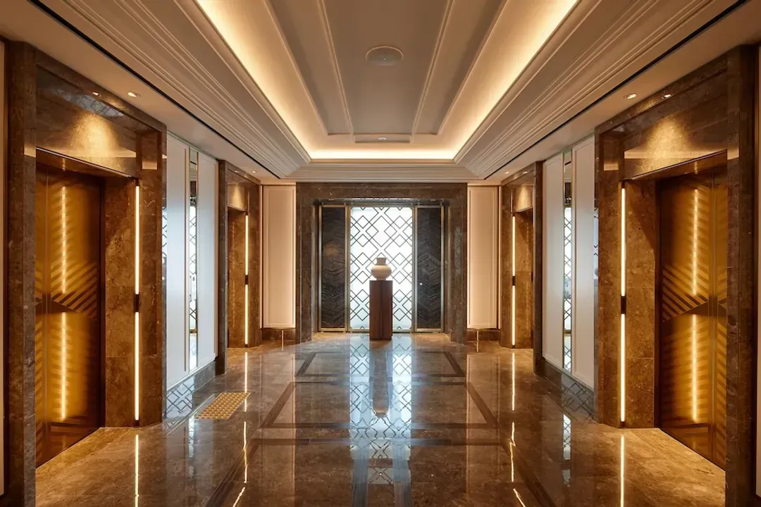 Interior entrance