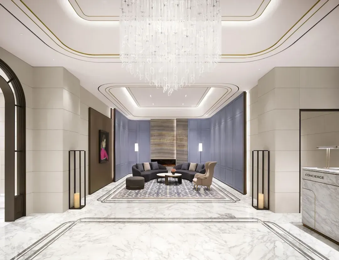 Lobby sitting area