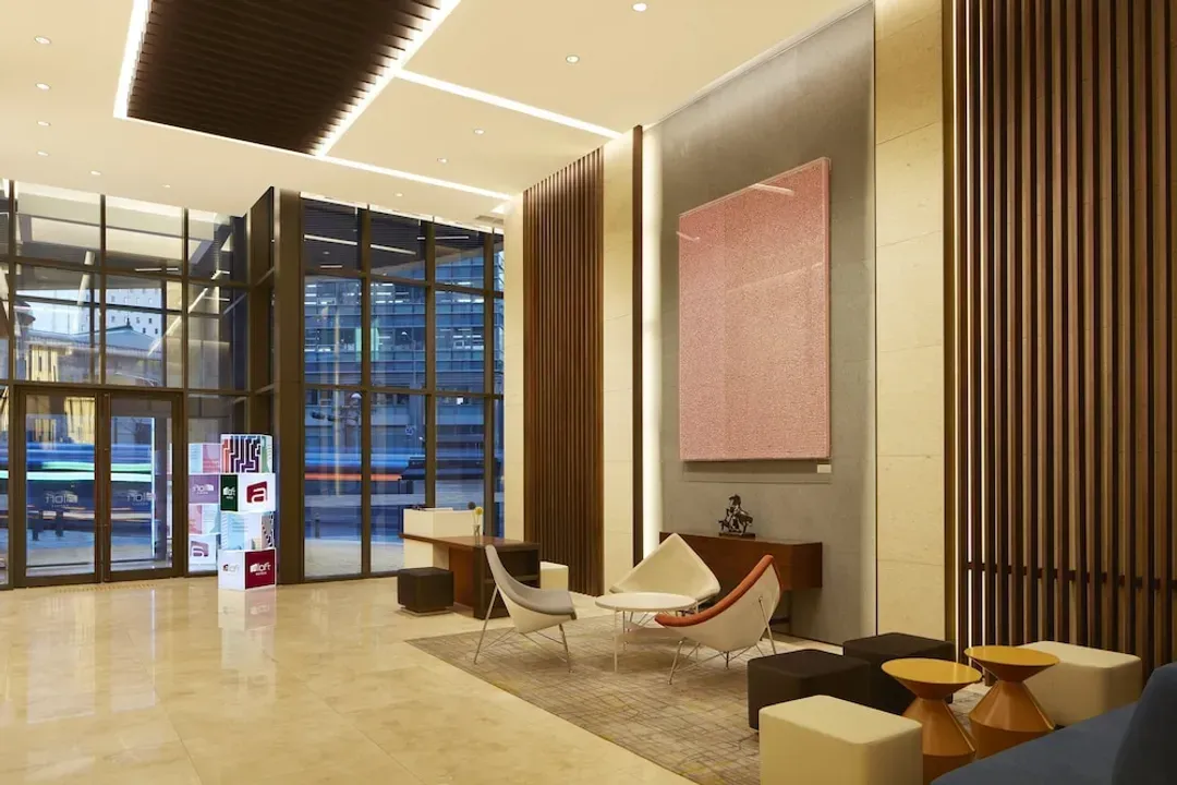Lobby sitting area