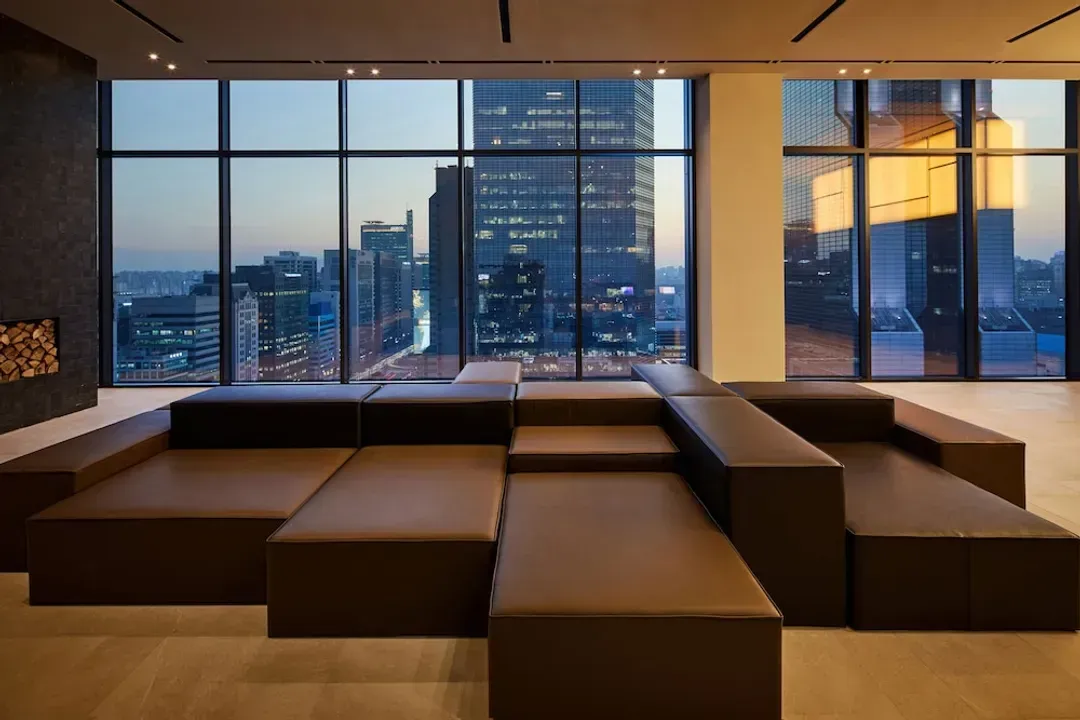 Lobby sitting area