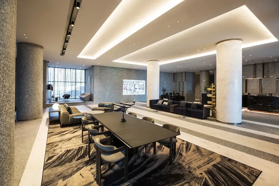 Lobby sitting area