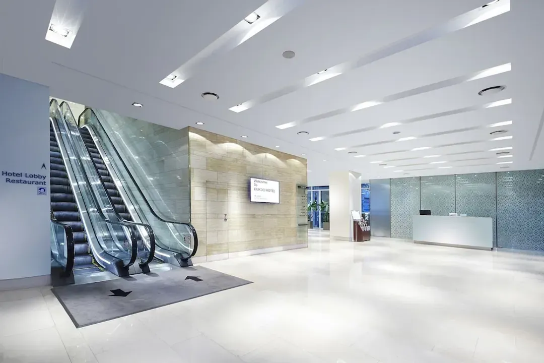 Interior entrance