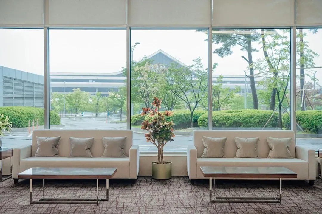 Lobby sitting area