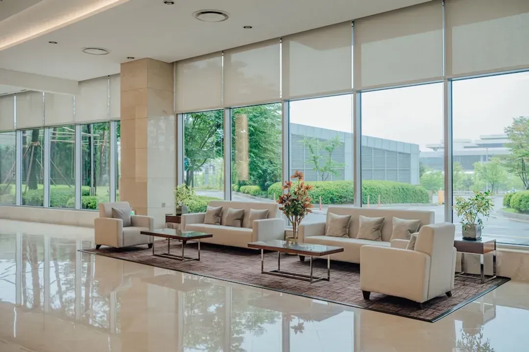Lobby sitting area