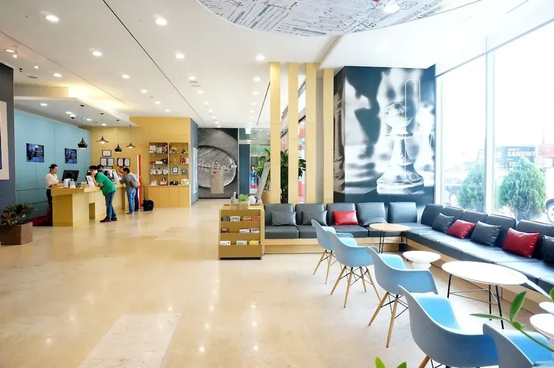 Lobby sitting area