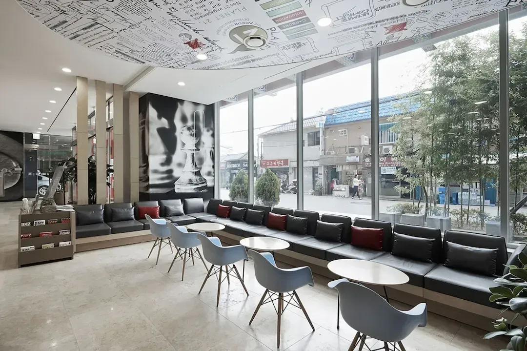 Lobby sitting area