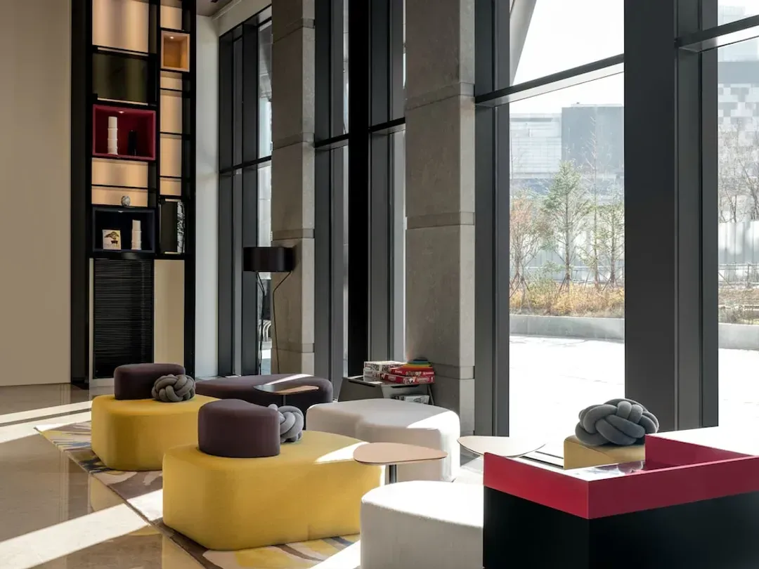 Lobby sitting area