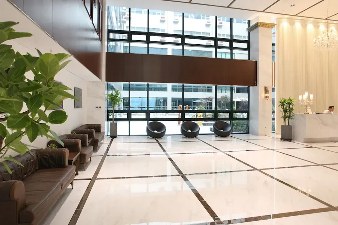 Lobby sitting area