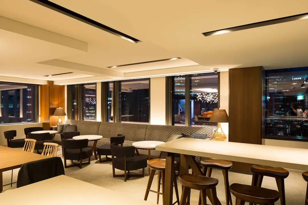 Lobby sitting area
